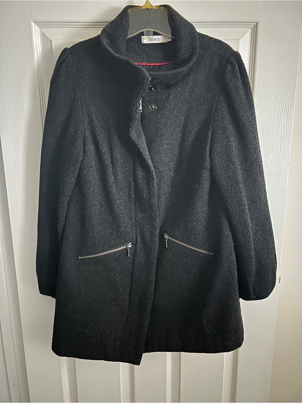 Ricki’s Black Textured Women's Coat